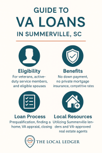 Infographic: Guide to VA Loans in Summerville, SC by The Local Ledger
